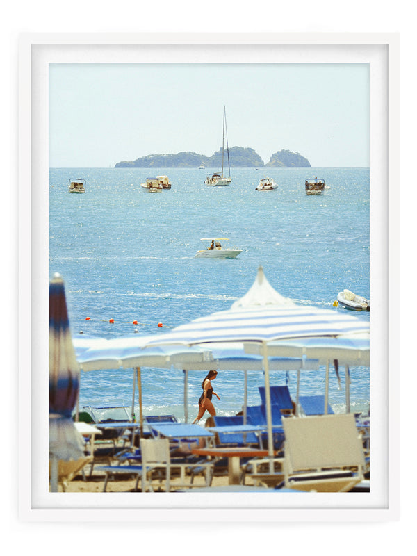 Blue Positano Walk (Vertical)