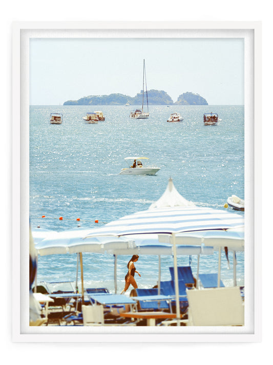 Blue Positano Walk (Vertical)