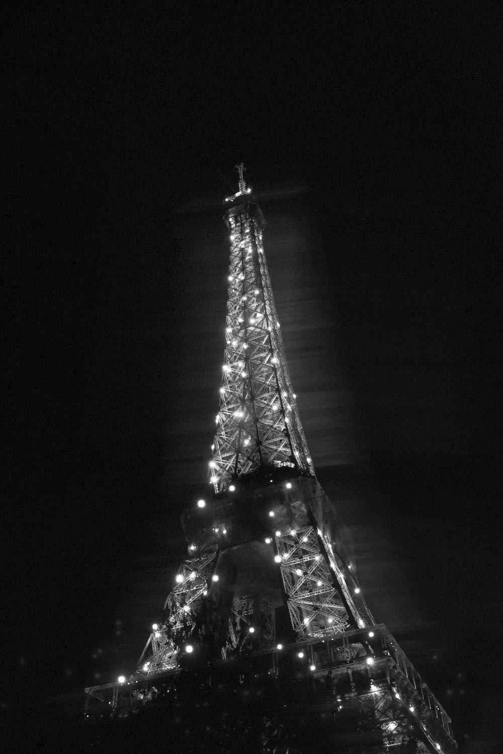 Eiffel from the Taxi