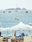 Blue Positano Walk (Vertical)