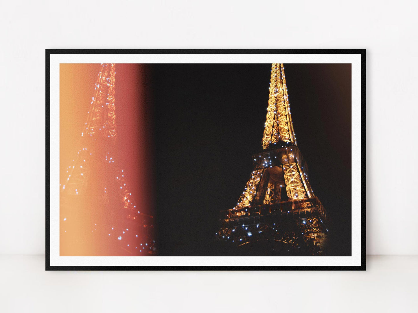 Eiffel In Vintage Peach Horizontal