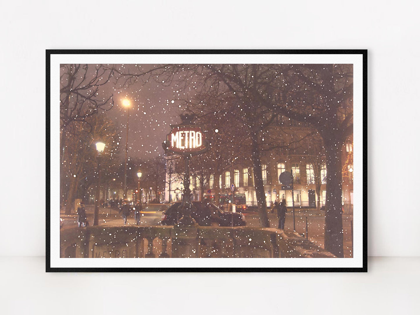 Metro in the Snow