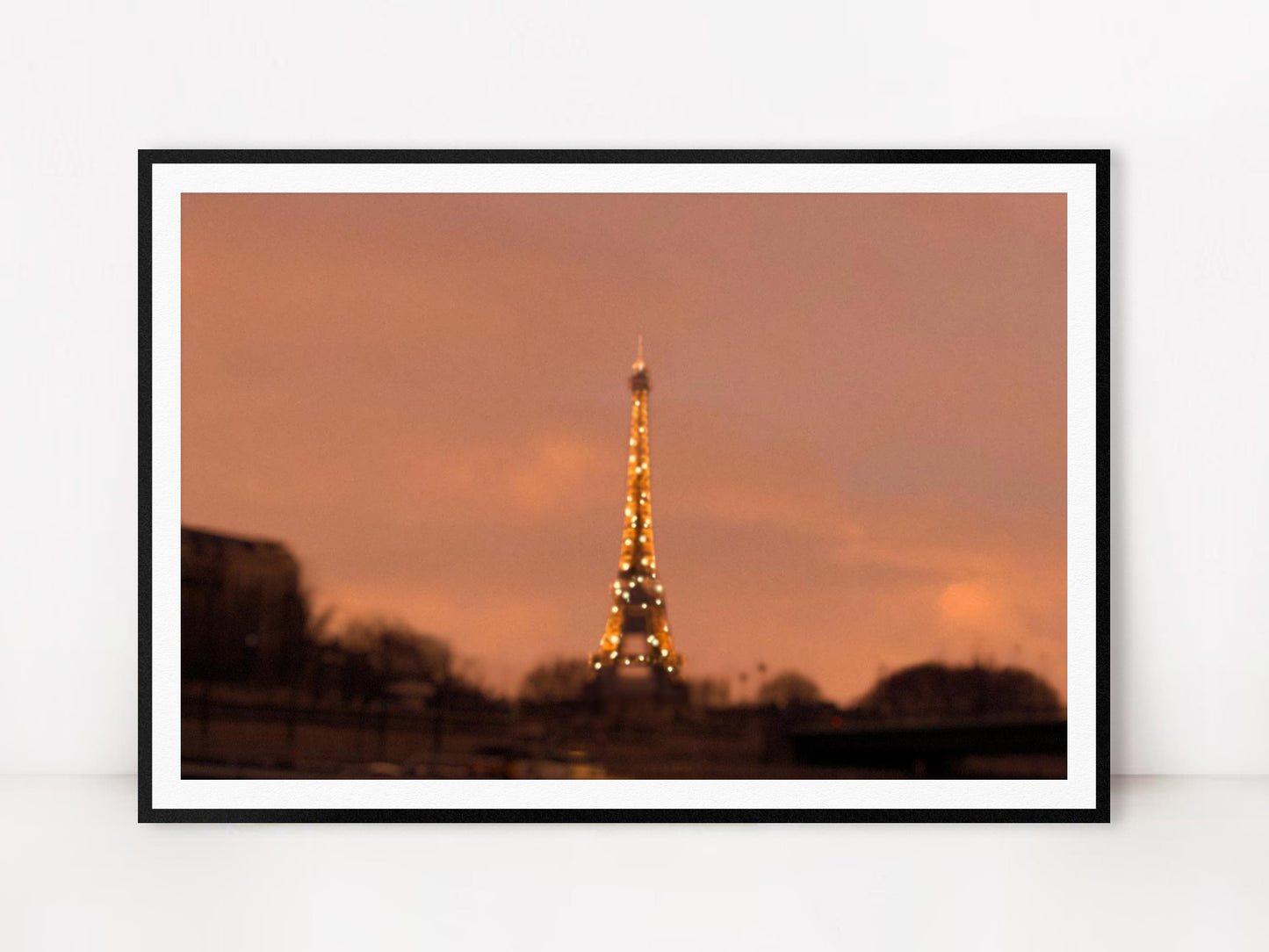 Paris in an Orange Haze