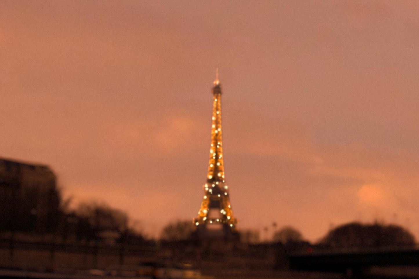 Paris in an Orange Haze